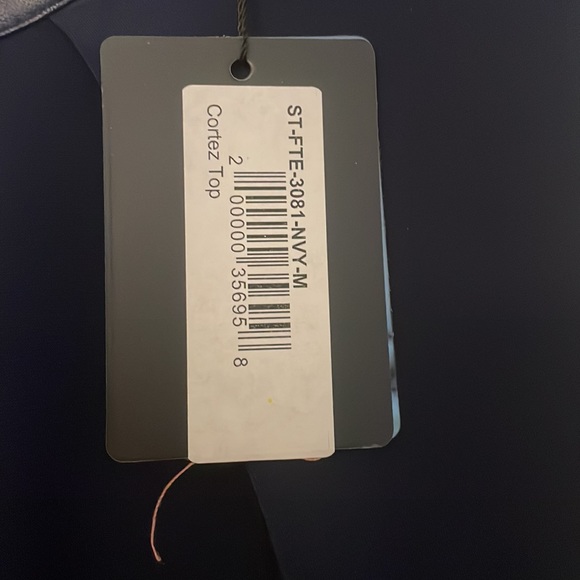 Sleepless baby blue top. Size medium - Picture 3 of 4